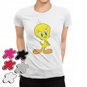 Koszulki i topy damskie - KOSZULKA DAMSKA Z NADRUKIEM PREZENT DLA NIEJ PREZENT LOONEY TWE.ETY -S - miniaturka - grafika 1