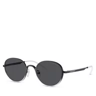 Okulary przeciwsłoneczne - Okulary przeciwsłoneczne Emporio Armani 0EA2151 Shiny Black/White 337287 - miniaturka - grafika 1