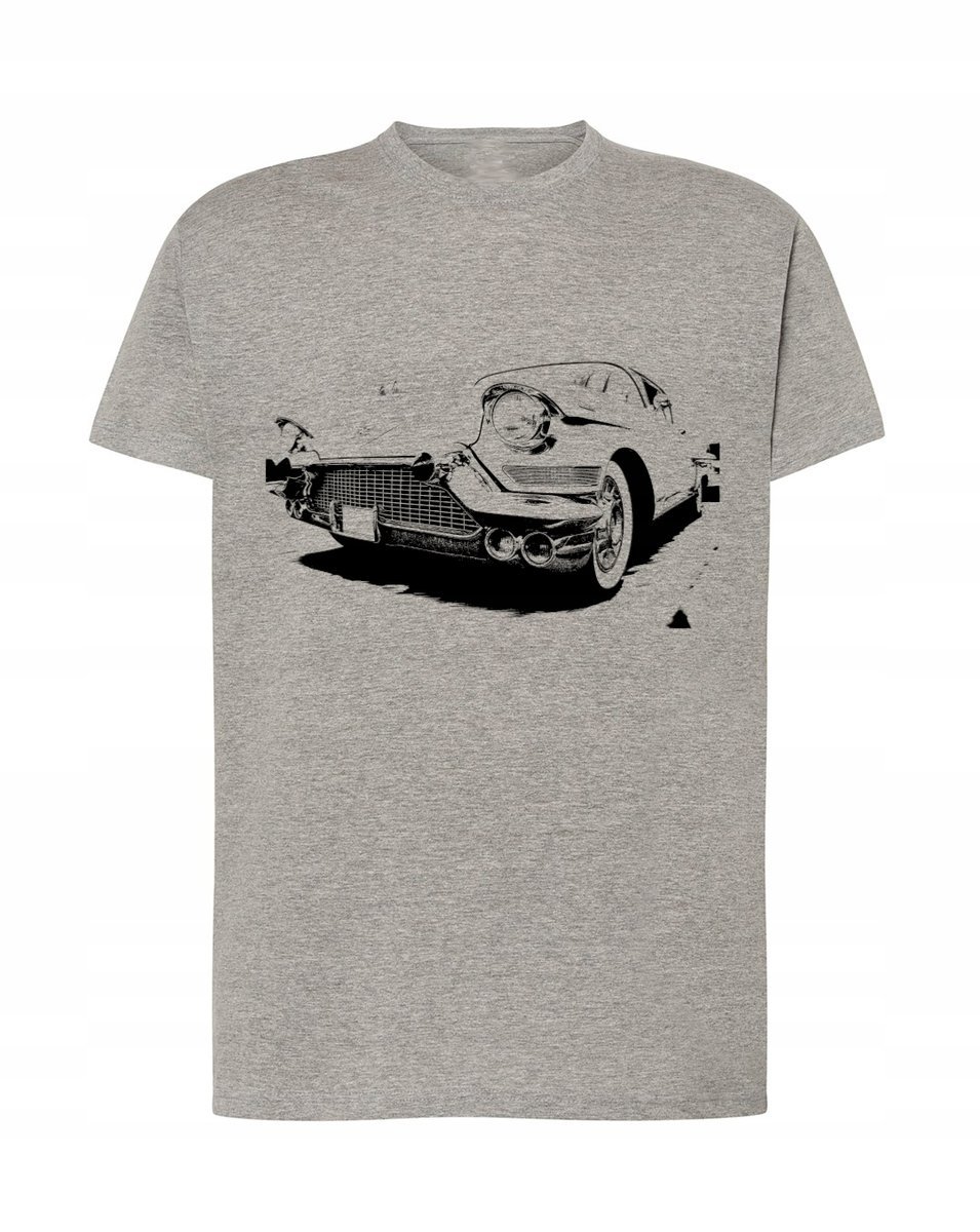 T-Shirt męski nadruk Klasyczne Auto Rozm.4XL