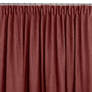 Zasłona MILANA kolor koralowy styl klasyczny taśma smok transparentna 5 cm szenila 420x245 homede - CURT/HOM/MILANA/CHENILLE/PLE - Zasłony - miniaturka - grafika 1