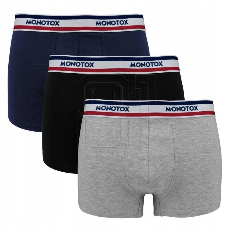 Bokserki Monotox Basics Boxer Brief 3-pak M MX21063 L