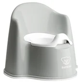 Nocniki - Babybjorn nocnik z wyjmowanym wkładem i oparciem / Szary - miniaturka - grafika 1