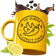 Kubki - Złoty Kubek Premium Dla Skarbnika Prezent z Nadrukiem ze Zdjęciem + Opakowanie na prezent (wzór 03) - miniaturka - grafika 1