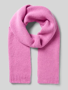 Szal z prążkowanymi wykończeniami model ‘AIVO’ - Apaszki i szaliki damskie - miniaturka - grafika 1