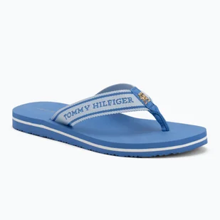 Japonki damskie Tommy Hilfiger Webbing Beach Sandal blue spell - Klapki i japonki damskie - miniaturka - grafika 1