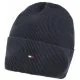 Czapki damskie - Czapka Essential Flag Beanie AW0AW15309 DW6 (TH852-c) Tommy Hilfiger - miniaturka - grafika 1