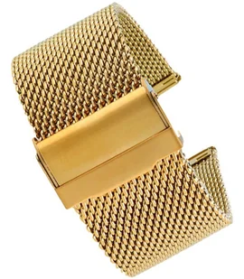 BRANSOLETA MESHOWA ZŁOTA TEKLA 22MM BG2.1 - W KRAKOWIE - Akcesoria do zegarków - miniaturka - grafika 1
