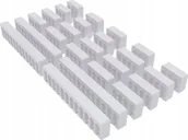 Akcesoria do komputerów stacjonarnych - AsiaHorse Białe grzebienie combs do uporządkowania przewodów AsiaHorse - miniaturka - grafika 1