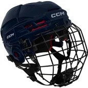 Hokej - Kask hokejowy CCM Tacks 70 Combo Navy  Senior L - miniaturka - grafika 1