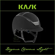 Kaski do jazdy konnej - Kask Sport Kask Dogma Chrome Light - KASK - czarny - roz. 57-59 - miniaturka - grafika 1