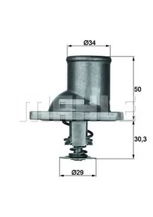 Termostat, płyn chłodzący Mahle TI 1 92 - Termostaty - miniaturka - grafika 1