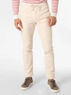 Tommy Hilfiger - Spodnie dresowe męskie  Bleecker, beżowy - Spodnie sportowe męskie - miniaturka - grafika 1