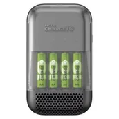 Ładowarki i akumulatory - Ładowarka GP Charge10 S491 + 4× AA (B56499) - miniaturka - grafika 1