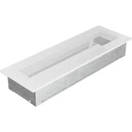 Akcesoria kominkowe - Kratki.pl KRATKA KOMINKOWA PROSTOKĄTNA BIAŁA 110X320 MM 32B - miniaturka - grafika 1