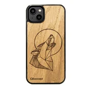 Etui i futerały do telefonów - Drewniane Etui Bewood iPhone 14 Plus WILK DĄB - miniaturka - grafika 1