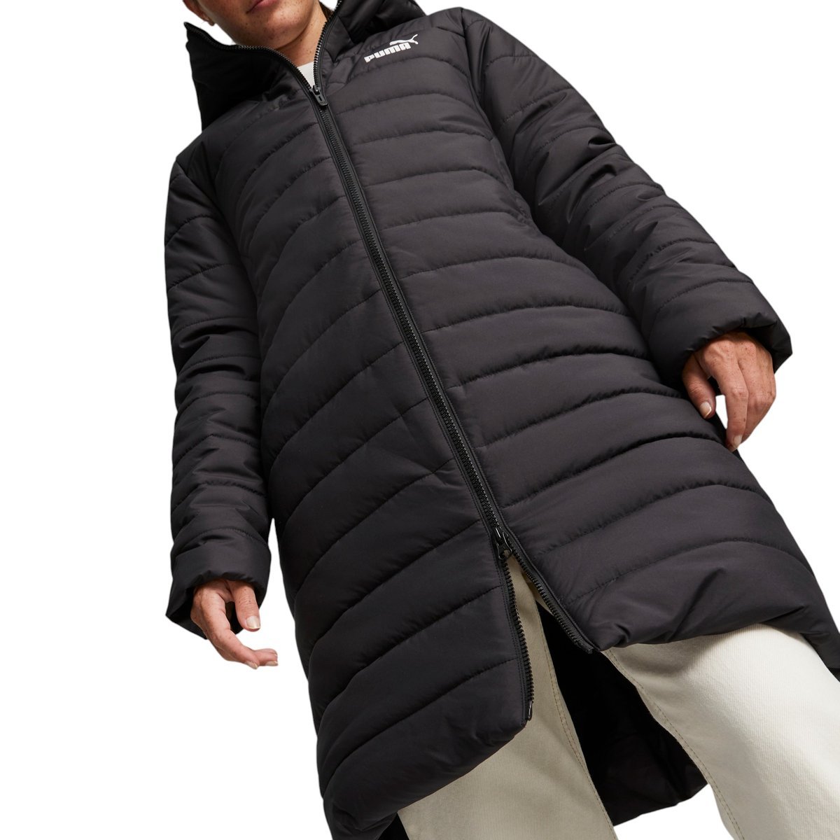 Płaszcz ocieplony damski Puma Essentials Hooded Padded 848942 r.M
