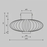 Lampy ścienne - Maytoni kinkiet LED Amulet, okrągły, Ø 18 cm, przezroczysty / złoty - miniaturka - grafika 1
