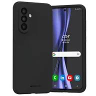 Etui i futerały do telefonów - Etui Mercury Silicone do Samsung Galaxy A56 czarny - miniaturka - grafika 1