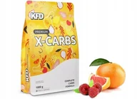 Węglowodany - Węglowodany KFD Premium X-Carbs 1000g Malina - Grejpfrut - miniaturka - grafika 1