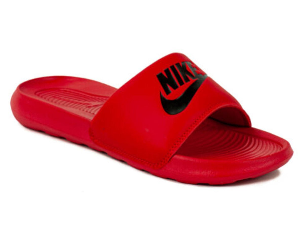KLAPKI męskie NIKE VICTORI ONE SLIDE CN9675-600 czerwone na basen 47,5