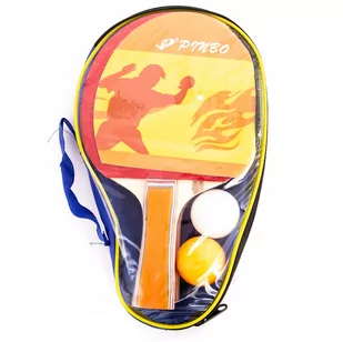 Paletki Do Ping Ponga Piłeczki 2Szt Zestaw W Etui - Tenis stołowy - miniaturka - grafika 1