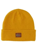 Czapki damskie - Quiksilver Czapka typu beanie Performer męska żółta jeden rozmiar - miniaturka - grafika 1