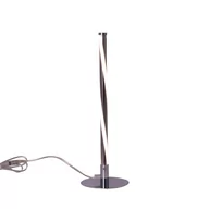 Lampy stojące - Näve Lampa stołowa LED Swirl w chromie - miniaturka - grafika 1