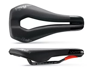 Selle Italia, Siodło rowerowe, WATT SUPERFLOW KIT CARBONIO, czarny - Siodełka rowerowe i akcesoria - miniaturka - grafika 1