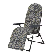 Fotele i krzesła ogrodowe - Fotel ogrodowy rozkładany z podnóżkiem Samar Plus - miniaturka - grafika 1