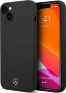 Etui i futerały do telefonów - Mercedes Mercedes Silicone Line MagSafe - Etui iPhone 14 czarny - miniaturka - grafika 1