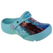 Buty dla dziewczynek - Chodaki Crocs Fl Disney Frozen Ii T Clog Jr 206804-4O9 niebieskie - miniaturka - grafika 1