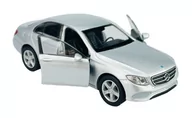 Samochody i pojazdy dla dzieci - WELLY 2016 MERCEDES-BENZ KLASA E SREBRNY 1:34 SAMOCHÓD NOWY METALOWY MODEL - miniaturka - grafika 1