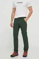 Spodnie sportowe męskie - Mammut spodnie outdoorowe Runbold Zip Off kolor zielony - miniaturka - grafika 1