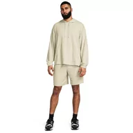 Spodnie sportowe męskie - Męskie spodenki treningowe Under Armour UA Rival Waffle Short - beżowe - UNDER ARMOUR - miniaturka - grafika 1