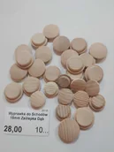 Haki, szakle i karabinki - Wyprawka Zaślepka Grzybek do Schodów 15mm Zaślepka Dąb - miniaturka - grafika 1