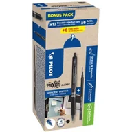 Pióra kulkowe - Pilot Pióro kulkowe Clicker + wkłady niebieskie - miniaturka - grafika 1