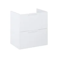 Szafki łazienkowe - Szafka pod umywalkę wisząca Katalonia 50x34.4x53 cm biała Sensea - miniaturka - grafika 1