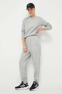 Reebok dres damski kolor szary - Dresy damskie - miniaturka - grafika 1