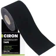 Akcesoria turystyczne - Ciron Czarna Taśma kinezjologiczna Tejp 5m - miniaturka - grafika 1
