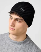 Czapki męskie - MESKA CZAPKA ZIMOWA WRANGLER EASY BEANIE BLACK 112372410 - Wrangler - miniaturka - grafika 1