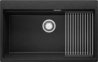 Zlewozmywaki - Zlew BRANDE ZONE 780-80 GRAPHITE (grafitowy) zwijany ociekacz ROLLMATA - miniaturka - grafika 1