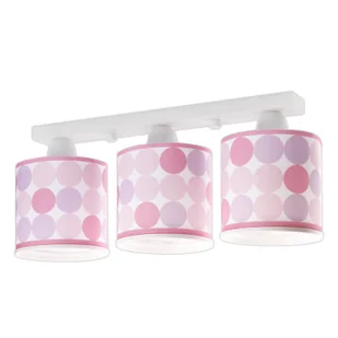 Dalber Lampa sufitowa w kropki COLORS, różowa - Lampy sufitowe - miniaturka - grafika 2