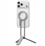 Uchwyty samochodowe do telefonów - Uchwyt magnetyczny UNIQ Arcus TriPod Stand srebrny - miniaturka - grafika 1