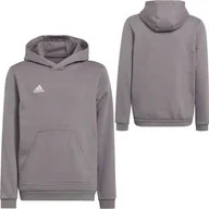 Bluzy dla dziewczynek - Adidas Bluza dziecięca Adidas Entrada 22 Hoody H57515 128 - miniaturka - grafika 1
