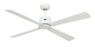 Wentylatory sufitowe - Energooszczędny wentylator sufitowy z pilotem Eco Neo III WiFi 132 cm Białe łopatki Biały / jasnoszary - miniaturka - grafika 1