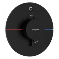 Baterie podtynkowe - HANSGROHE 15553670 ShowerSelect Comfort S Bateria termostatyczna, podtynkowa do 1 odbiornika Czarny Matowy - miniaturka - grafika 1