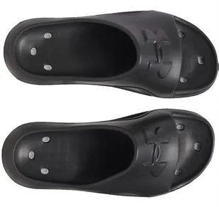 Klapki męskie UNDER ARMOUR M Locker V SL Czarne Na basen siłownię 44 - Klapki i japonki męskie - miniaturka - grafika 1