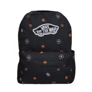 Plecak szkolny miejski Vans Old Skool Classic Backpack Black Kwiatki - VN000H4YCYW1 - Plecaki szkolne i tornistry - miniaturka - grafika 1