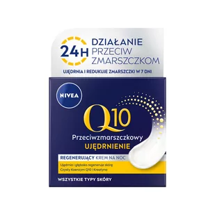 Nivea Q10 Power Krem przeciwzmarszczkowy+ ujędrnienie na noc 50ml SO_10408 - Kremy do twarzy - miniaturka - grafika 1