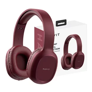 Havit H2590BT PRO (czerwone) - Słuchawki - miniaturka - grafika 1